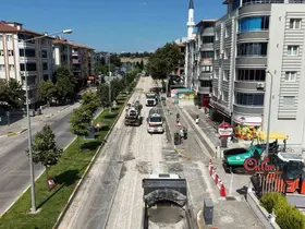 Balıkesir Büyükşehir, Savaştepe Caddesi’ni yeniliyor
