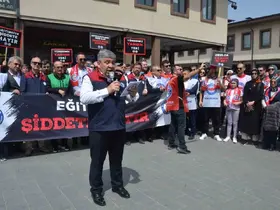 Balıkesir’de Eğitim-Bir-Sen’den Siverek saldırısına protesto
