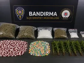 Bandırma’da 8 ayda 21 kilodan fazla uyuşturucu ele geçirildi
