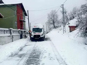 Bartın’ın yüksek kesimlerinde kar etkili oluyor
