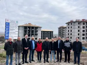 Başkan Albayrak, TOKİ çalışmalarını yerinde inceledi
