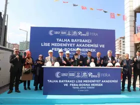 Başkan Altay, Talha Bayrakçı LİMA’nın iş başlangıcını yaparak, Bosna Hersek FERA’nın temelini attı