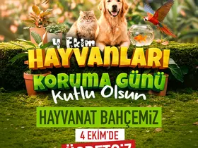 Başkan Büyükkılıç: "Hayvanat bahçesi ücretsiz"
