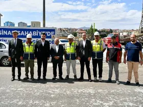 Başkan Büyükkılıç ile Başkan Okandan’dan, Sahabiye Projesi 2. Etap çalışmalarına inceleme
