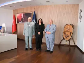 Başkan Çerçioğlu, eski bakanları ağırladı
