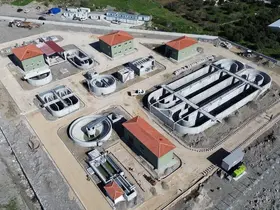 Başkan Erol, Atıksu Tesisi inşaatını inceledi
