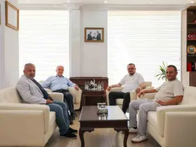 Başkan Faruk Özlü’ye anlamlı ziyaret
