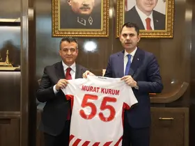 Başkan Halit Doğan, Bakan Murat Kurum’a Samsun projelerini anlattı
