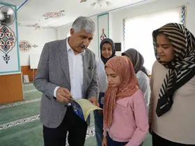 Başkan Hallaç çocukların Kur’an heyecanına ortak oldu
