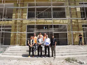 Başkan Hallaç, yapımı devam eden gençlik merkezinde incelemelerde bulundu
