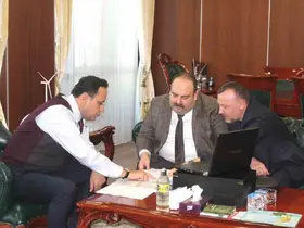 Başkan Hamamcı’nın yeni projeler için Ankara ziyareti
