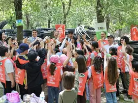 Başkan Kahveci, TEMA Vakfı Uygulama Bahçesi’nde öğrencilerle buluştu
