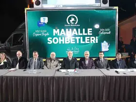 Başkan Özlü Sarayyeri Mahallesi’nde halkla buluştu
