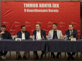 Başkan Öztürk, TMMOB Konya İKK istişare toplantısı'na konuk oldu