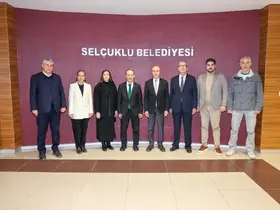 Başkan Pekyatırmacı AK Parti MKYK üyesi Akyüz’ü Selçuklu’da misafir etti