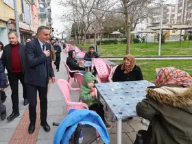 Başkan Şimşek, mahalle ziyaretlerine devam ediyor
