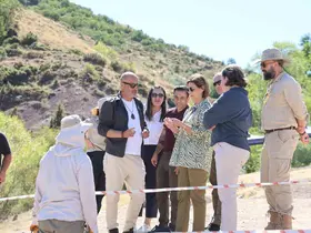 Başkan Ünlüce, Karacahisar Kalesi kazı alanında
