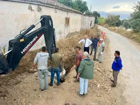 Başkan Yıldırımkaya çalışmaları yerinde takip ediyor
