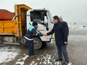 Battalgazi’de kar teyakkuzu
