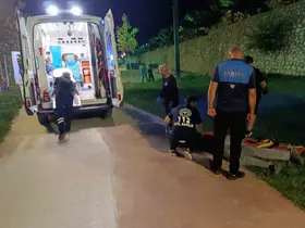 Battalgazi’de scooter kazasına ekiplerden hızlı müdahale

