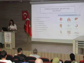 Bayburt İl Sağlık Müdürlüğünden personele stres yönetimi eğitimi
