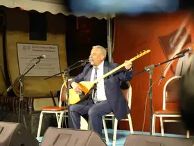 Bayburt’ta aşıklar ’Zafer Bayramı’ anısına türküler söyledi
