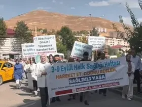 Bayburt’ta Halk Sağlığı Haftası kapsamında yürüyüş düzenlendi
