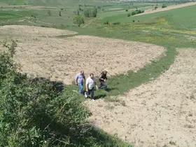 Bayburt’ta hazine taşınmazları için arazi çalışması yapıldı
