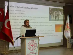 Bayburt’ta iklim krizinin sağlığa etkileri anlatıldı

