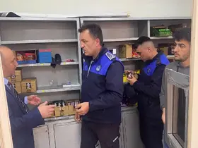 Bayburt’ta okul kantinlerine zabıta denetimi
