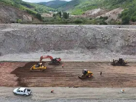Bayburt’ta Petekli Göleti’nde çalışmalar sürüyor
