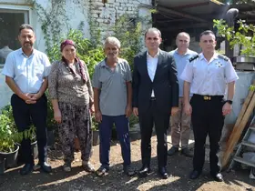Bayındır Kaymakamı Murat Mete’den gazilere vefa ziyareti
