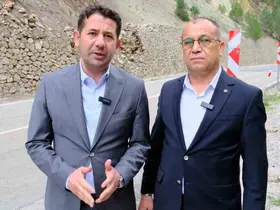 Belediye başkanları, yeni yapılacak tünel projesini yerinde anlattı
