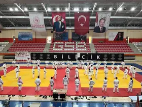 Bilecik’te 58 judocu sınav için ter döktü
