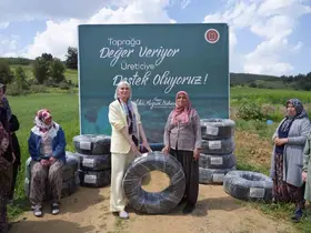Bilecik’te belediyeden köylere sulama borusu
