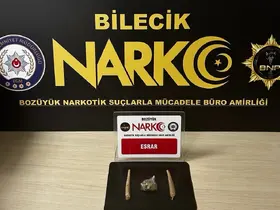 Bilecik’te bir şahsın üzerinde esrar maddesi çıktı

