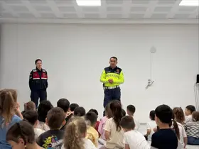 Bilecik’te öğrencilere trafik eğitimi verildi
