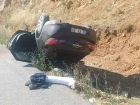 Bilecik’te otomobil takla attı: 2 yaralı

