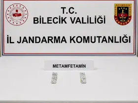 Bilecik’te otomobilde metamfetamin ele geçirildi
