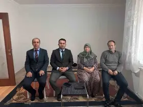 Bilecik’te yangından etkilenen aileye destek
