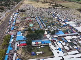 Bin 700 nüfuslu ilçeyi 400 bin kişi ziyaret etti

