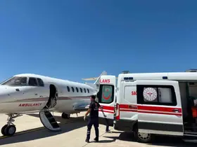 Bingöl’de 4 aylık bebek uçak ambulansla Ankara’ya sevk edildi

