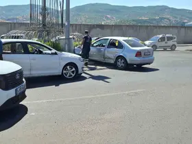 Bingöl’de iki otomobil çarpıştı: 1 yaralı
