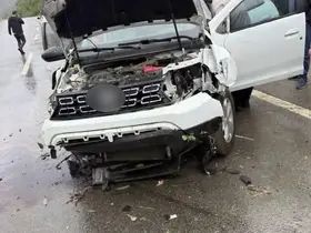 Bingöl’de otomobil ağaca çarptı: 2 yaralı
