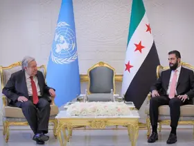 BM Genel Sekreteri Guterres, Suriye Devlet Başkanı Şara ile görüştü
