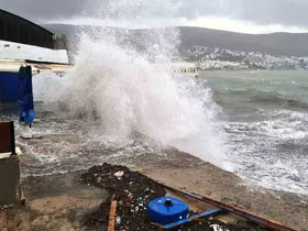 Bodrum-Kaş arasında fırtına uyarısı

