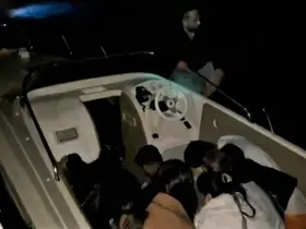 Bodrum’da 15 düzensiz göçmen yakalandı; 2 gözaltı
