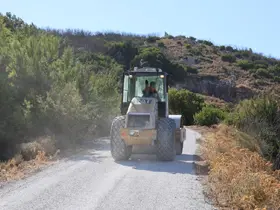 Bodrum’da sathi kaplama çalışmaları sürüyor
