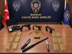 Bodrum’da silah sesleri paniğe neden oldu: 2 gözaltı
