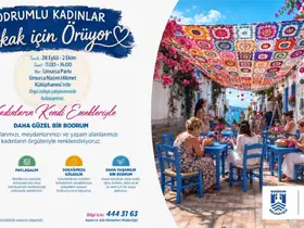 Bodrum’un sokakları, kadınların el emeğiyle renkleniyor

